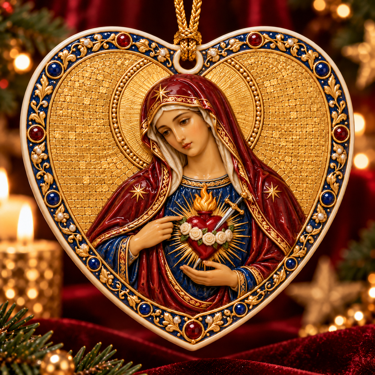 Ave Maria – Immaculate Heart of Mary 3D Ceramic Ornament | Baroque-Inspired Home Décor & Catholic Gift, Christmas Gift 105c6fab-d415-45e9-a56f-c1e05cb2f6b9-Tr-i-tim-V-Nhi-m-c-M-.png