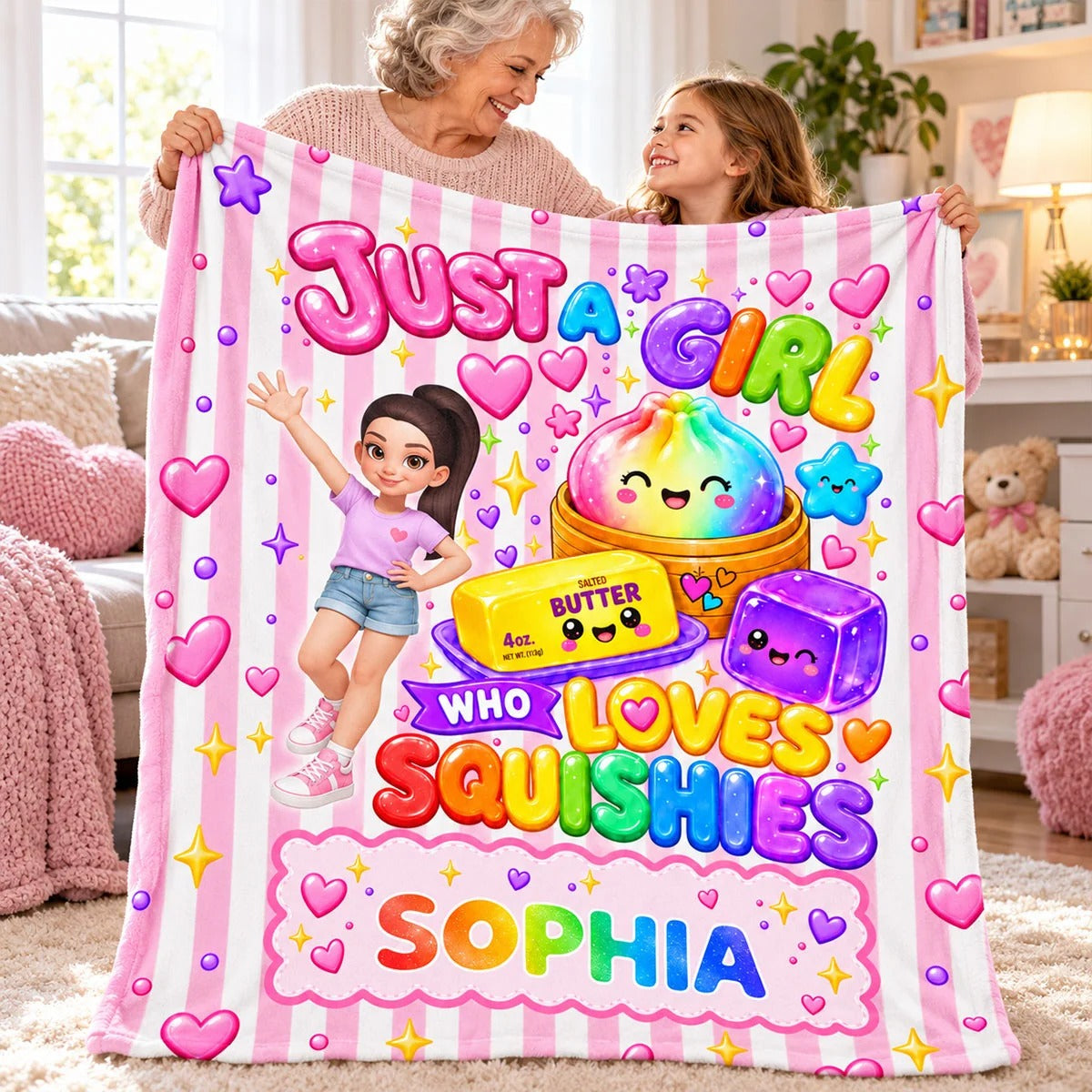 Just A Girl Who Loves Squishies - Personalized Blanket 105f3985-e6b3-46b2-898a-2e2e353ffa2f-jEjtG6cmF5__web5.jpg