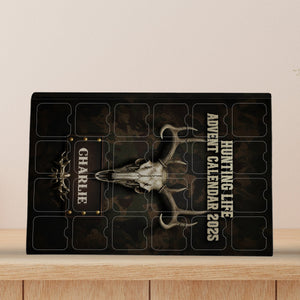 Hunting Life Blind Box - Personalized Hunting Advent Calendar With Ornaments 24 Acrylic Ornament Countdown To Christmas