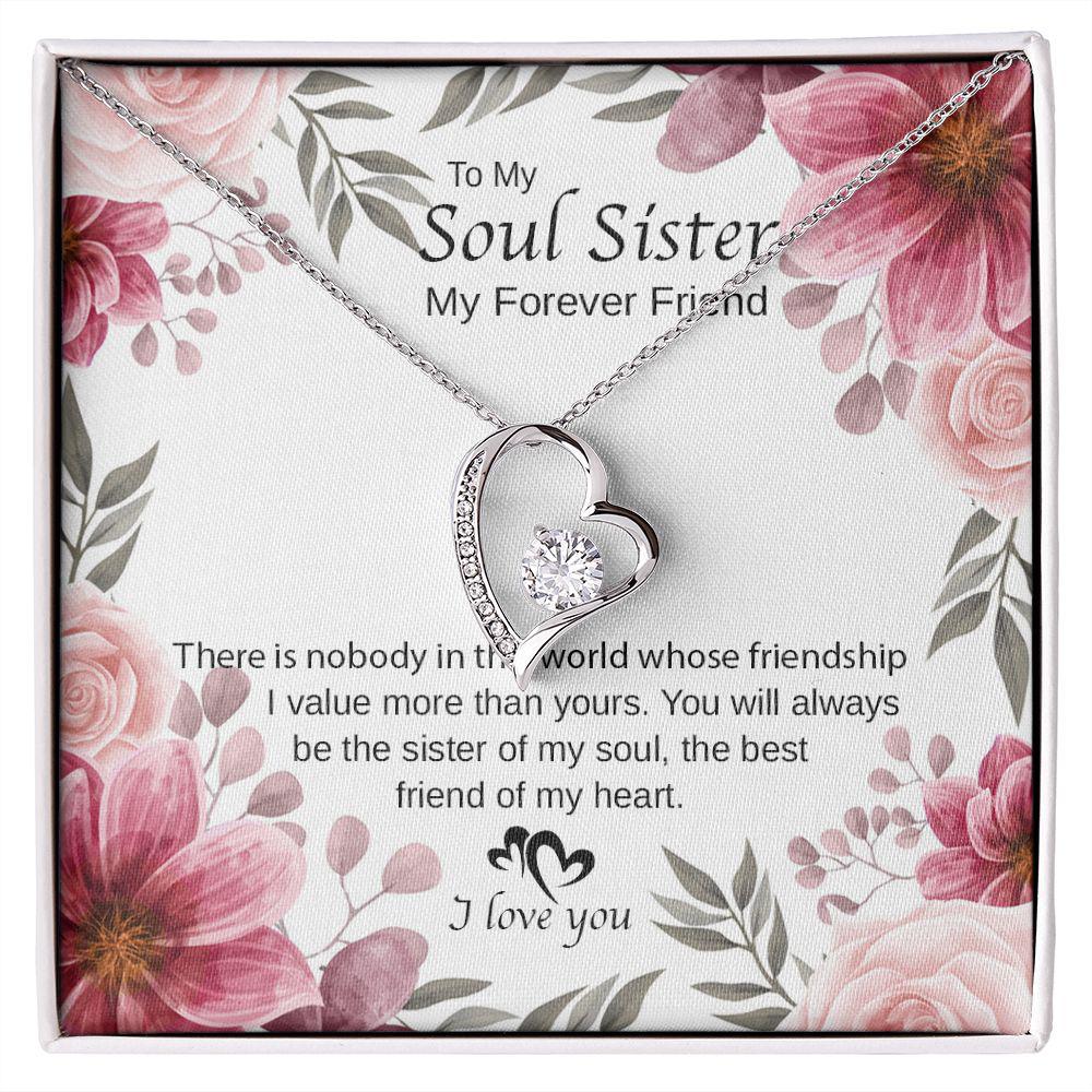 To My Sister You Are The Best Friend Of My Heart Necklace With Message Card, Birthday Gift, Meaningful Gift For Sister, Love From Sis. 1063.jpg
