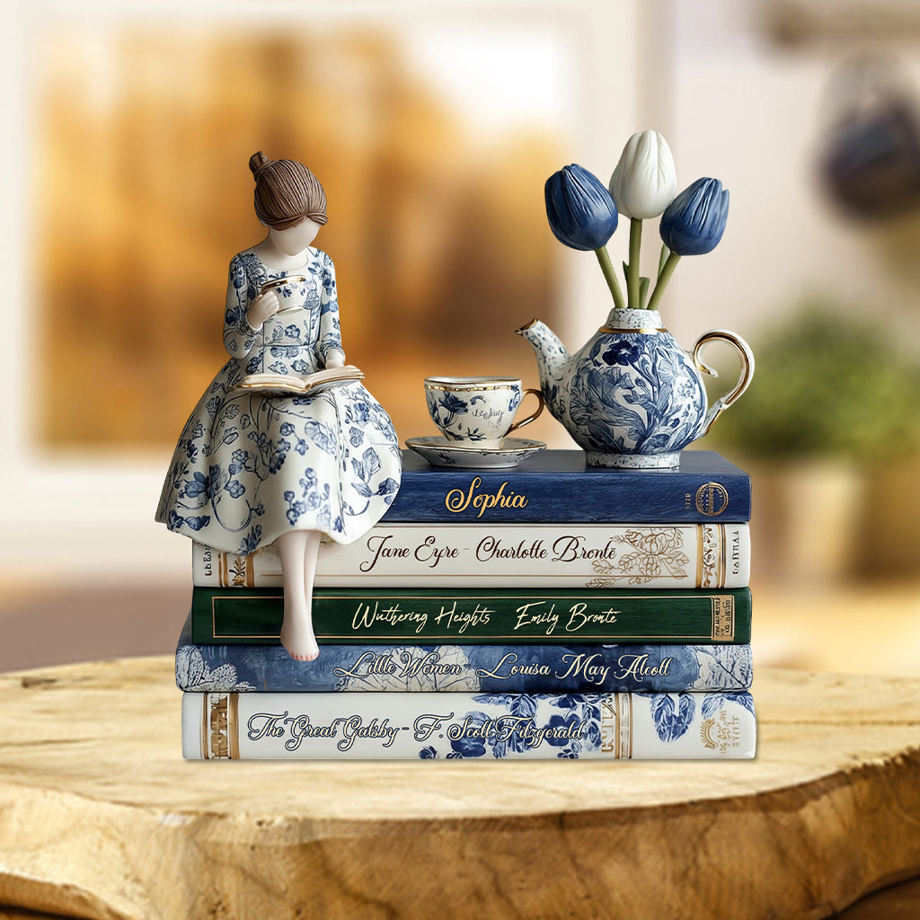 Love Books - Personalized Book Custom Shaped Acrylic Plaque