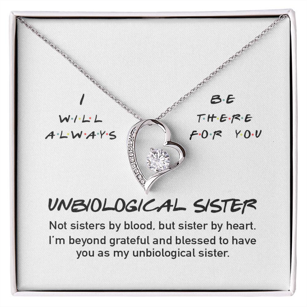 To My Unbiological Sister Necklace, Sentimental Gift For Best Friend, Birthday Gift For Best Friend, Sisterhood Gift, To My Best Friend 1072.jpg