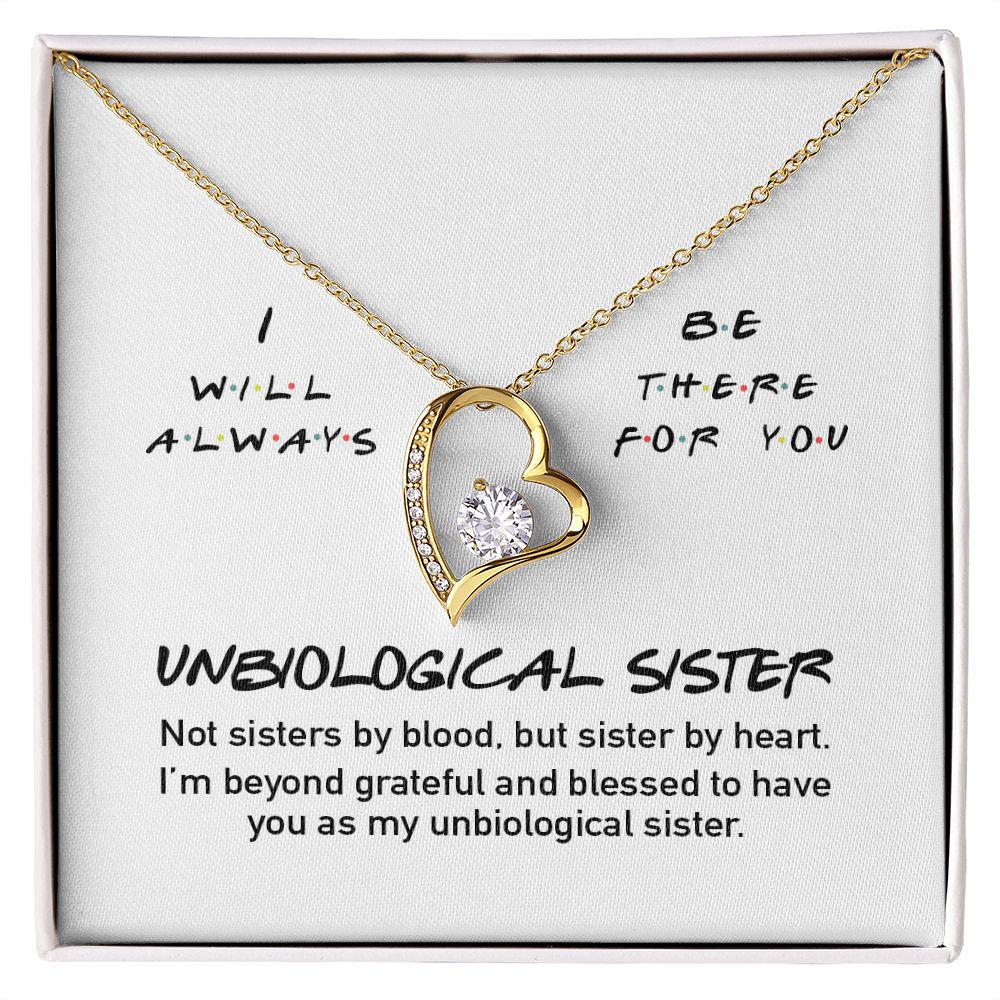 To My Unbiological Sister Necklace, Sentimental Gift For Best Friend, Birthday Gift For Best Friend, Sisterhood Gift, To My Best Friend 1075.jpg