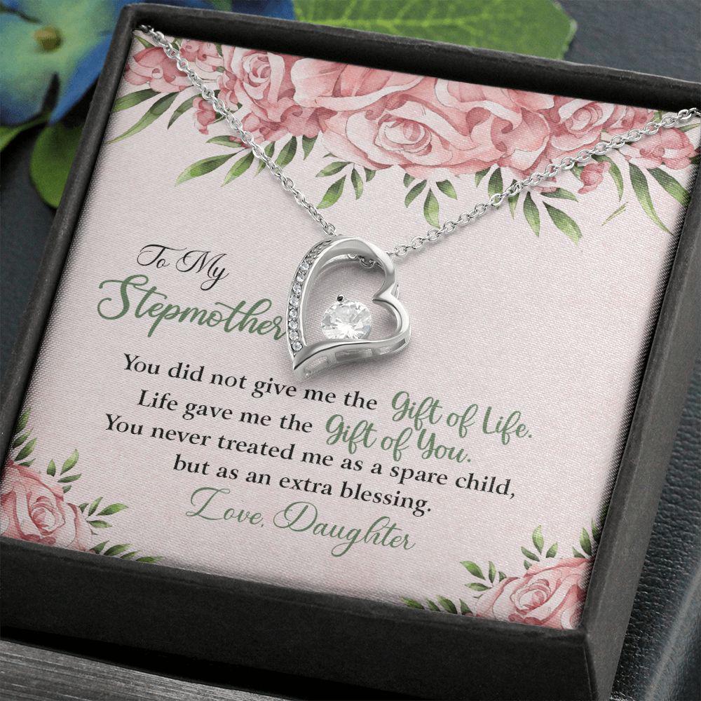 To My StepMom God Gave Me The Gift Of You Necklace With Message Card, Birthday Gift For Mom, Meaningful Gift For Mom, Love From Daughter. 1092.jpg