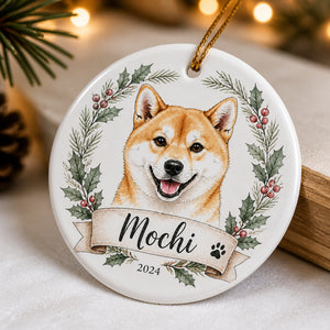 Custom Pet Portrait Ornament – Watercolor Wreath From Your Photo - Personalized Ornament 109290b4-0f57-48d7-9333-5ed56a8ba63d.jpg