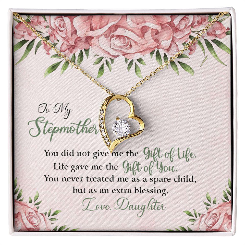 To My StepMom God Gave Me The Gift Of You Necklace With Message Card, Birthday Gift For Mom, Meaningful Gift For Mom, Love From Daughter. 1093.jpg