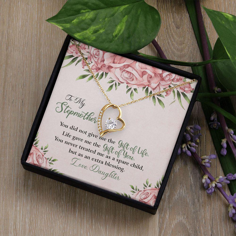 To My StepMom God Gave Me The Gift Of You Necklace With Message Card, Birthday Gift For Mom, Meaningful Gift For Mom, Love From Daughter. 1094.jpg