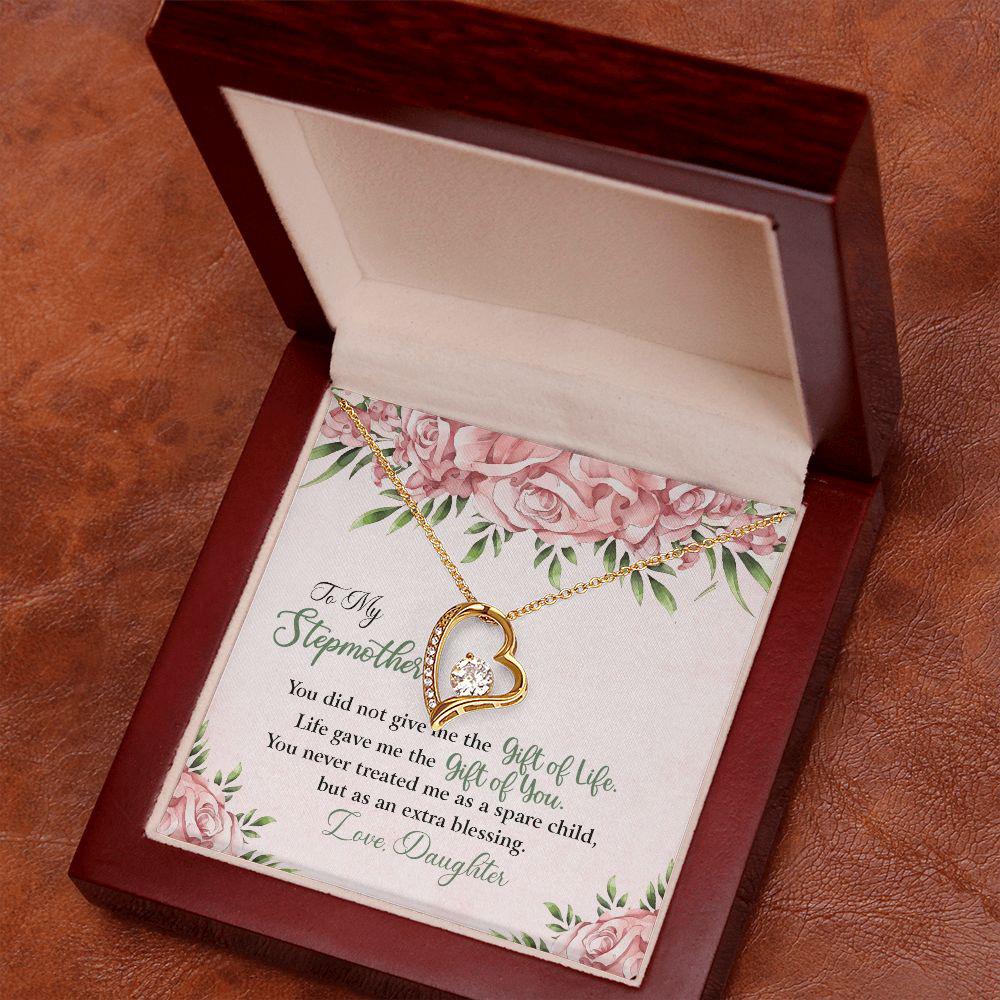 To My StepMom God Gave Me The Gift Of You Necklace With Message Card, Birthday Gift For Mom, Meaningful Gift For Mom, Love From Daughter. 1097.jpg