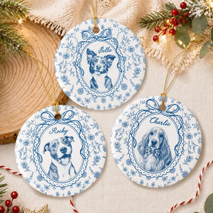 Custom Pet Portrait Ornament: Floral Dog Photo Christmas Ornament 2026, Pet Photo Christmas Decor, Dog Mom Gift, Dog Memorial Gift 109d12d1-3332-46d5-9f86-7f374a66fa1b-gfgfg-17-.webp