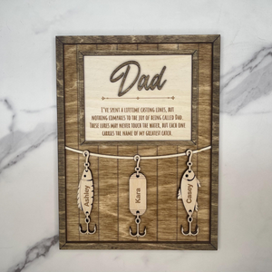 Fishing Dad Gift, Fisherman Gifts, Fishing Grandpa Gift, Father's Day Gift for Dad, Father's Day Personalized gift, Fishing Lures for Dad