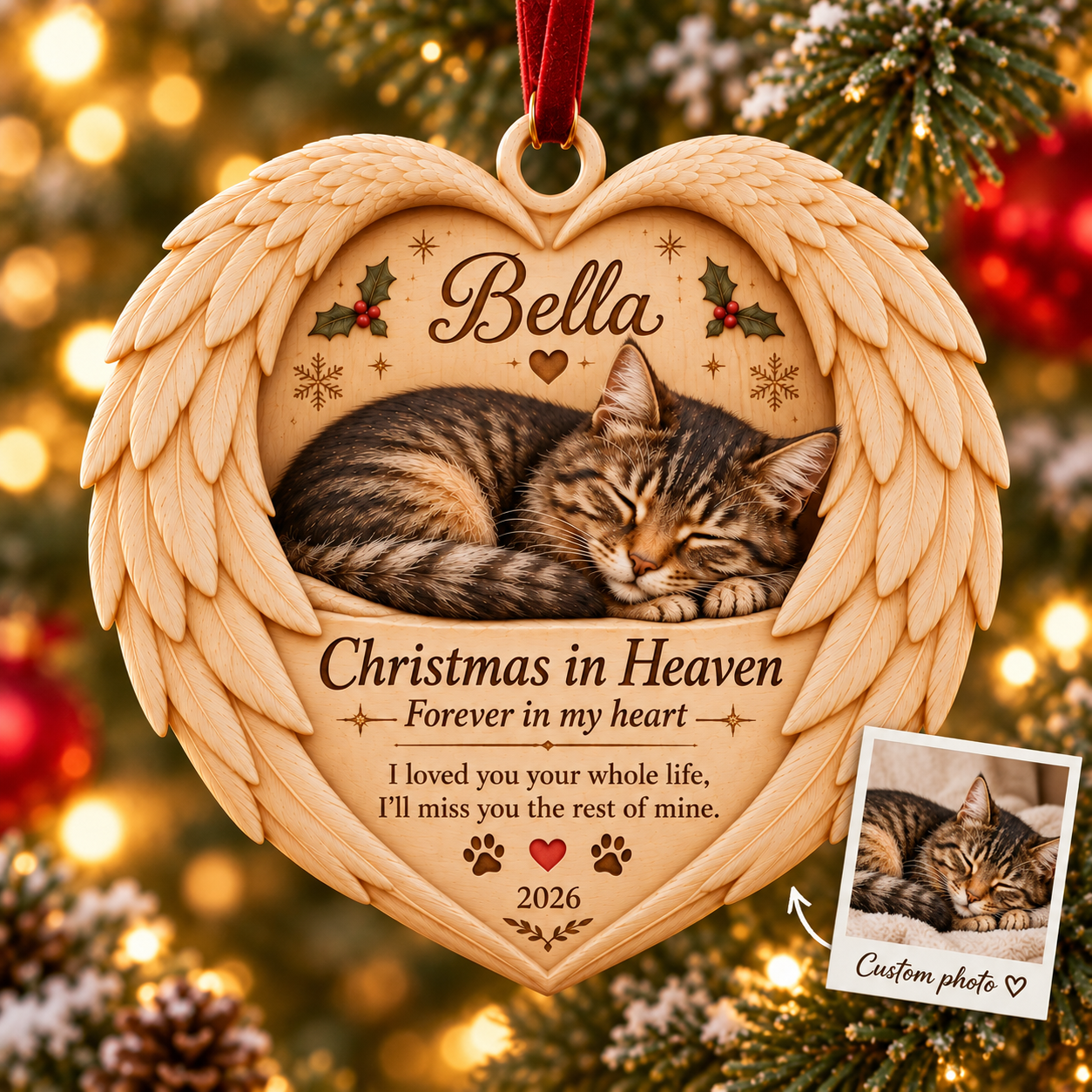 Personalized Christmas in Heaven Pet Memorial Ornament – Custom Photo Cat Memorial Christmas Keepsake, Pet Loss Gift 10a69535-fbac-4b8c-8156-ac85736c8eca-Bella-s-Christmas-in-Heaven-Memorial-Ornament-Image-Sep-25-2026-11_45_02-AM.png