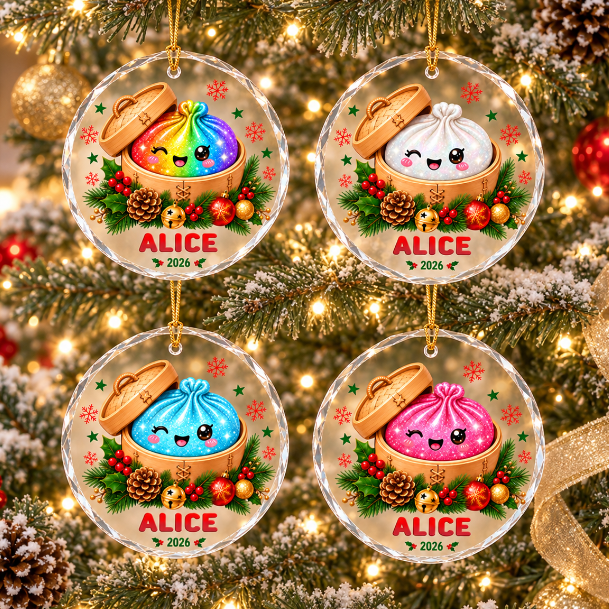 Personalized Glitter Dumpling Ornament, Custom Name Glass Christmas Ornament, Cute Squishy Dumpling Gift for Kids, Holiday Decor 2026 10c039b6-77cf-4131-8073-935fd3b2bc95-banner-1.png