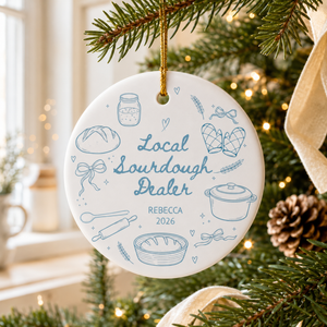 Sourdough Christmas Gifts, Sourdough Ornament, Personalized Baking Gifts, Sourdough Mama, Kitchen Decor, Sourdough Starter, Bread Ornament 10d94b14-de82-4830-bacc-6a4295af753e-banner-3.png