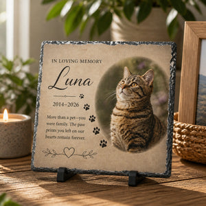 Pet Memorial Slate Stone with Photo, Name & Years — In Loving Memory - Personalized Slate Memorial Stone 10e782a6-efea-48a6-9983-0f46cc8db2b7.jpg