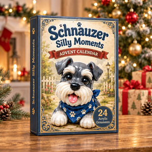 Schnauzer Silly Moments Advent Calendar 2026 - 24-Day Festive Countdown, Acrylic Charms Blind Box - Gift For Schnauzer Lovers 10f94358-37c8-48b3-a862-5cd514d28721-schnauzer-box.png
