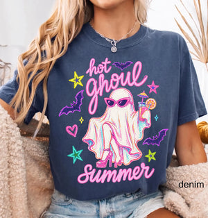 Comfort Colors Hot Ghoul Summer Shirt, Spooky Halloween T-shirt, Summerween Girl Tee, Funny Ghost Halloween Cocktail 110c7eeb-1f9e-4e13-a9ff-c31de15e7242-dthrtyrty-5-.webp