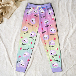 Personalized Family Sweatpants with Custom Name, Cute Dumpling Print Jogger Pants, Matching Lounge Pants for Adults and Kids, Birthday or Christmas Gift 110d6f26-417e-485a-9ef6-b43a3006001d-sweatpants-2.jpg