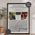 Graduation Map - Personalized Canvas - Congratulations Gift For Him & Her