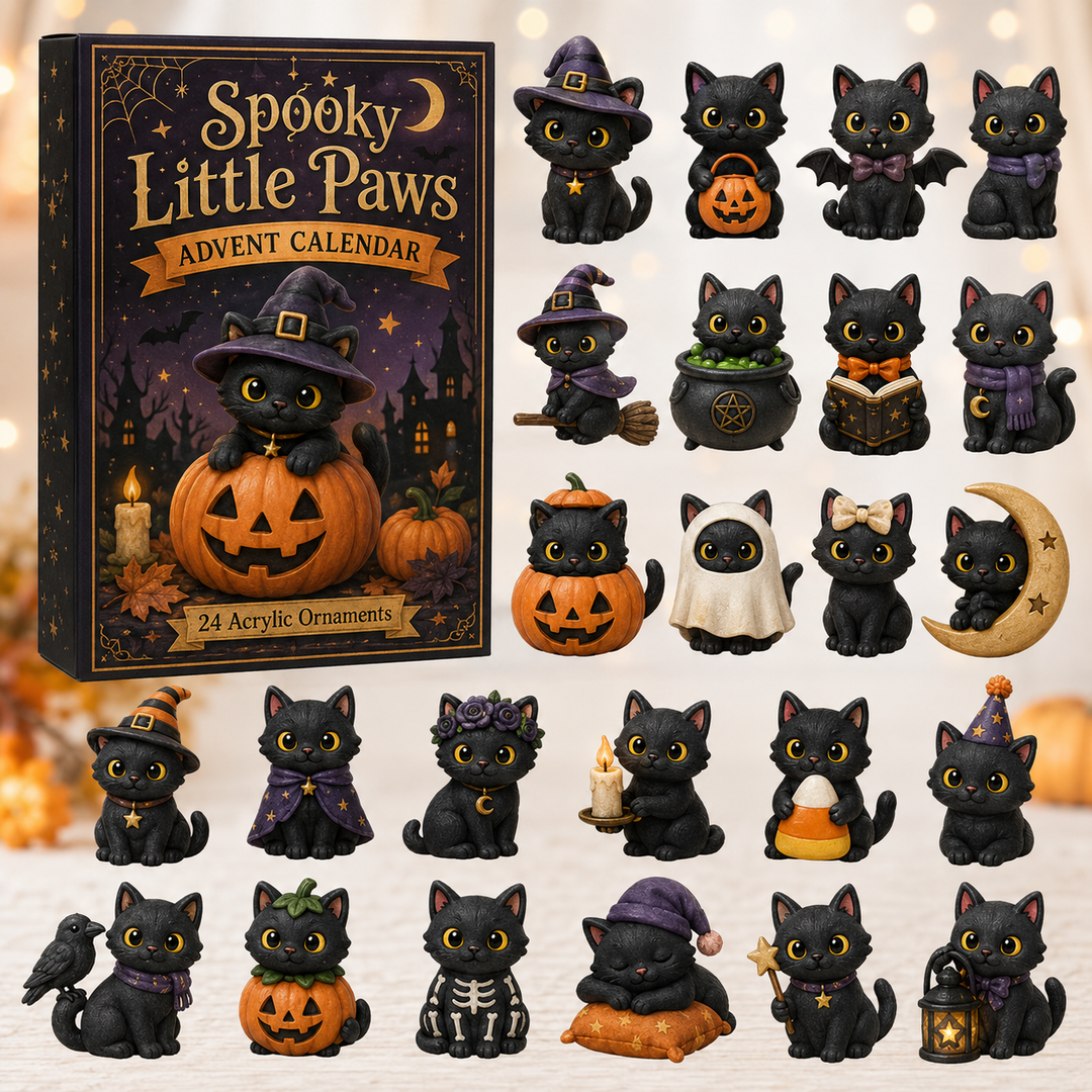 Spooky Little Paws Advent Calendar 2026 - 24 Day Spirits Countdown, Acrylic Charms Blind Box - Gift For Cat Lover 11328c23-8a0e-4b3f-801e-23640ef51682-1.png