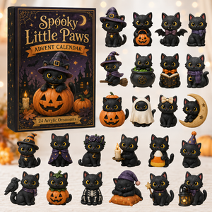 Spooky Little Paws Advent Calendar 2026 - 24 Day Spirits Countdown, Acrylic Charms Blind Box - Gift For Cat Lover 11328c23-8a0e-4b3f-801e-23640ef51682-1.png