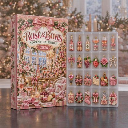 Rosé & Bows Advent Calendar 2026, 24 Day Christmas Countdown, Pink Wine Ornaments, Rosé Lover Gift for Women, Girly Holiday Decor 1141a660-b436-48f6-ab6b-9a7af150789b-il_1588xN.8603468102_lica.jpg