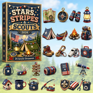 Stars Stripes & Scouts Advent Calendar 2026 - 24-Day Festive Countdown, Acrylic Charms Blind Box - Gift For Scouts, Family & Friends 11453680-8c74-4ef6-b1f7-a74d7369fa06-star.webp
