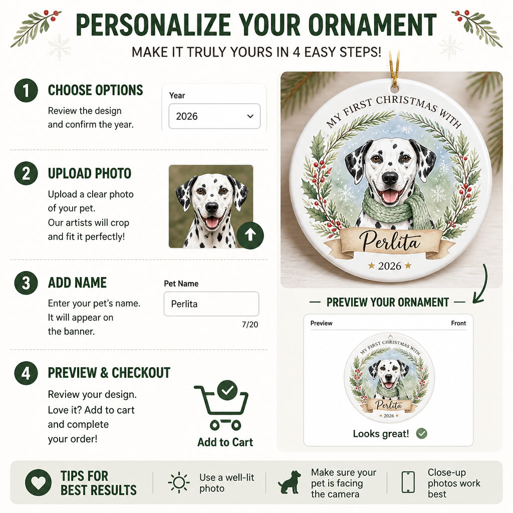 My First Christmas With [Pet Name] – Custom Pet Portrait Ornament - Personalized Ornament 114ab58d-0e90-451a-99b3-f0f6d39d7e82.jpg