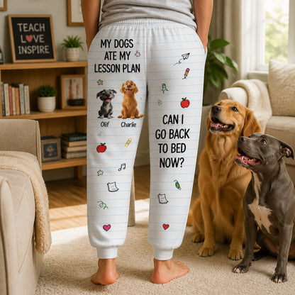 Teacher Humor Chalkboard Sweatpants – 2 Pet Photo + Names - Personalized Sweatpants 1157b75c-4e4c-467a-aff1-cd8d7aab8940.jpg