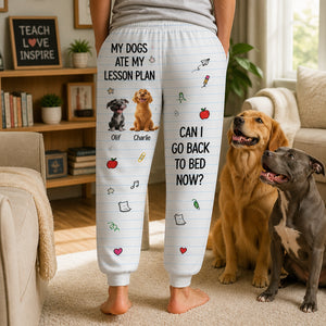 Teacher Humor Chalkboard Sweatpants – 2 Pet Photo + Names - Personalized Sweatpants 1157b75c-4e4c-467a-aff1-cd8d7aab8940.jpg