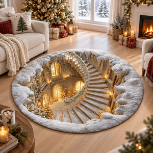 Christmas Portal 3D Illusion Round Rug, Winter Wonderland Staircase Floor Mat, Holiday Home Decor, Cozy Christmas Gift 116dbeec-6f93-447e-abd1-e7bf09e5c141-f334b00b-d0ca-4ebd-ab4d-b9cb0937ffa8.png