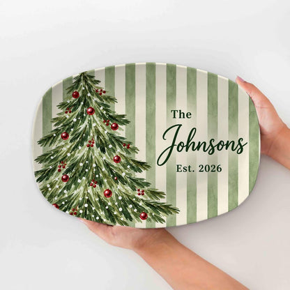 Personalized Family Christmas Platter, Custom Last Name Serving Tray, Christmas Tree Design, Holiday Keepsake Gift 119183f2-8b95-4dfe-b9d0-a000f3ac61d2-64.jpg