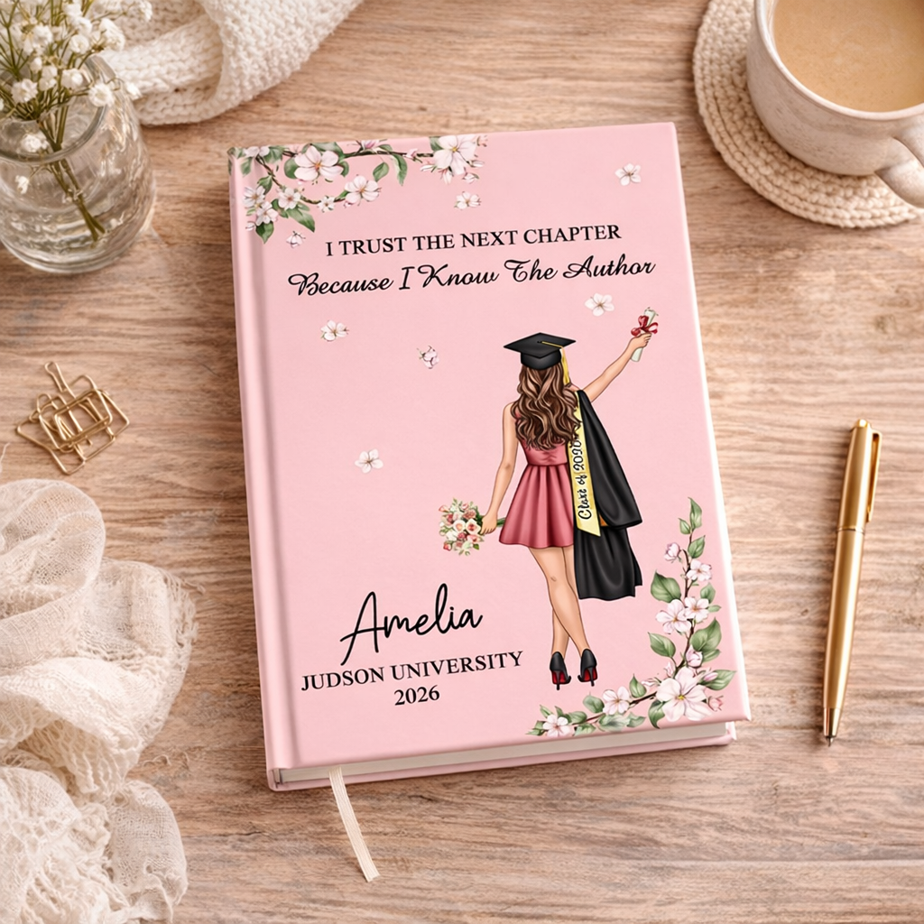 Personalized Graduation Gifts For Her, Custom Graduation Journal, Class Of 2026 Gift For Daughter, Senior Gift Girls, College Graduate Gift