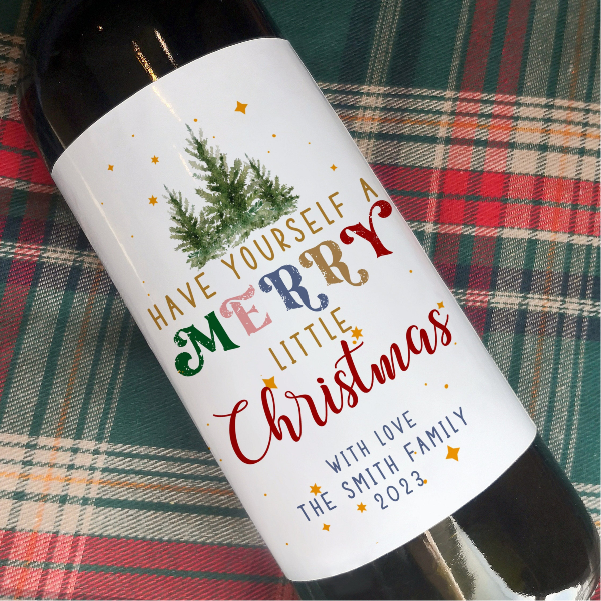 Christmas Wine Label, Funny Christmas Gift Holiday, Gift for Family, Christmas Party Decor ,Custom Wine Label, Gift for Friends Xmas Gift Ideas