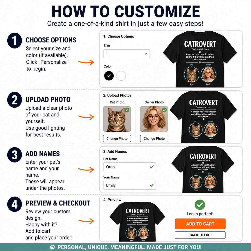 Catrovert Definition Tee – Personalized Cat + Owner Portrait - Personalized T-shirt 11a1ea99-096c-4b53-87c9-e5b0aaa76fcf.jpg