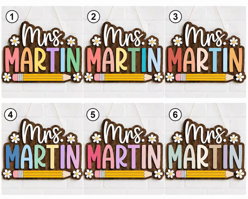 Personalized Teacher Wooden Door Sign, Custom Classroom Name Plaque, Pencil School Decor, Teacher Appreciation Gift 11ad86d9-8dca-4353-8eb7-dbe34bcdf1b7-SDFSWAWQ-5-.jpg