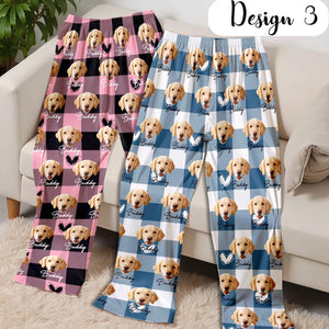 Personalized Face Plaid Pajama Pants: Custom Pet Photo Loungewear, Couple Matching Pants 11adcb2f-611f-4d3b-b1db-e89adacb2be1-il_1588xN.8618312483_l195.jpg
