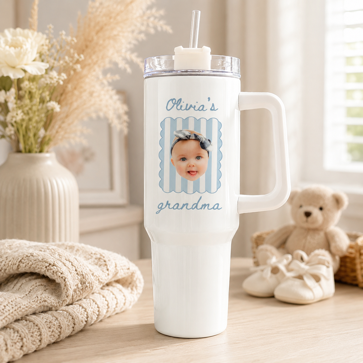 Grandma Baby Photo Tumbler 40oz with Handle, Custom Mimi Gigi Nana Gift, Personalized Photo Gift, Mother’s Day Birthday Cup 11b07946-e158-413d-99ec-ee2860407e3d-banner-1.png