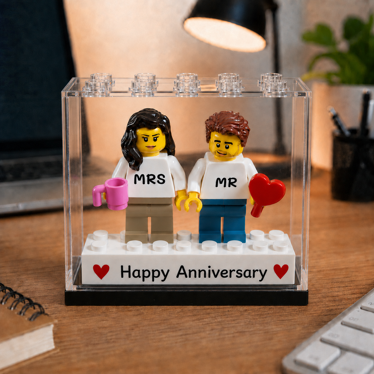 Personalized Mini Figure, Build Your Own Custom Character, Couple & Family Mini Figure, Unique Valentine's Day Gift for Him or Her
