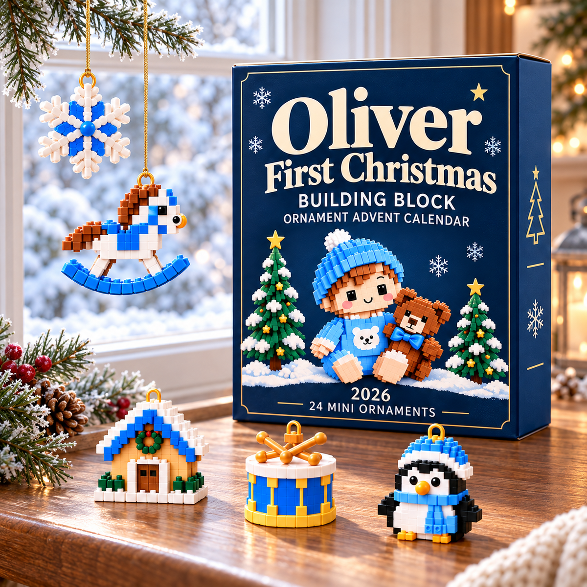 Baby’s First Christmas Brick Advent Calendar 2026, Custom Name Christmas Countdown, 24 Charms, Baby Boy Christmas Gift 11d56765-6329-4188-9ead-a3a0d2dc5fe5-ca7e180c-60f7-418f-af05-2aa520b3918c.png