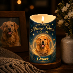 Pet Memorial LED Candle – Your Light Will Always Shine in My Heart - Personalized Custom Led Flameless Candle 11f0ba5b-c566-448b-89ee-df9c0e2af10a.jpg