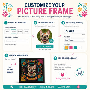 Sugar-Skull Pet Portrait Keepsake Frame - Personalized Picture Frame 11f7efbb-c87b-4680-8900-9c39de5a29e5.jpg