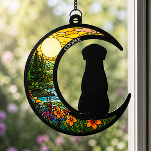 Stained-Glass Dog Suncatcher – Personalized Pet Name - Personalized Suncatcher Stained Glass 120c8b7b-c935-48e3-a9c5-a29c589c1dee.jpg