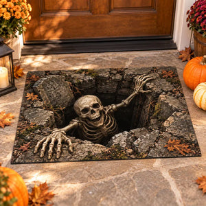 Creepy Skeleton Round Pit Halloween Doormat, 3D Optical Illusion Brick Well Rug, Scary Skeleton Floor Mat, Haunted House Outdoor Porch Decor 12205fec-c03d-4b98-8242-87b5184cb731-fbhesrh-8-.webp