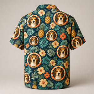 Custom Pet Photo Aloha Hawaiian Shirt – Retro Pineapple Pattern - Personalized Hawaiian Shirt 1227cb92-1fad-4ec4-b42d-d5f22ab206a8.jpg