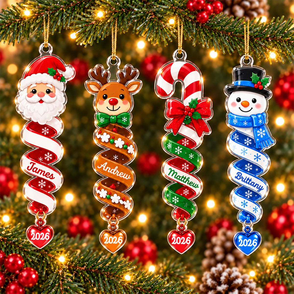 Custom Name Spiral Ornament, Spiral Christmas Ornaments, Family Ornament 2026, Snowman Santa Christmas Keepsake, Christmas Gifts for Friends 1237e714-713b-4fcb-9a3d-b93f731f83e6-1.jpg
