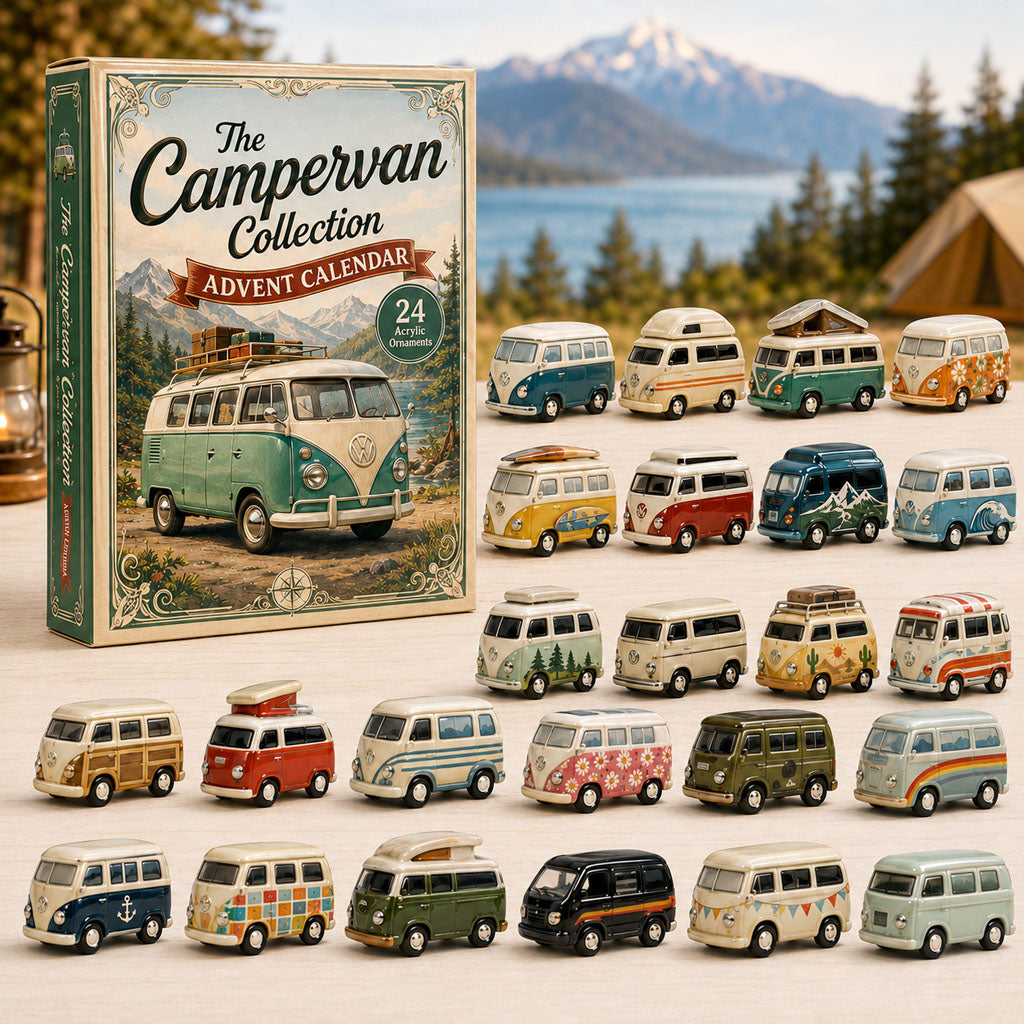 Classic Campervan Life Advent Calendar 2026 - 24-Day Festive Countdown, Acrylic Charms Blind Box - Gift For Campervan Lovers 124f45d2-240c-4ffa-a609-49e2a8ea47b2-campervan.jpg
