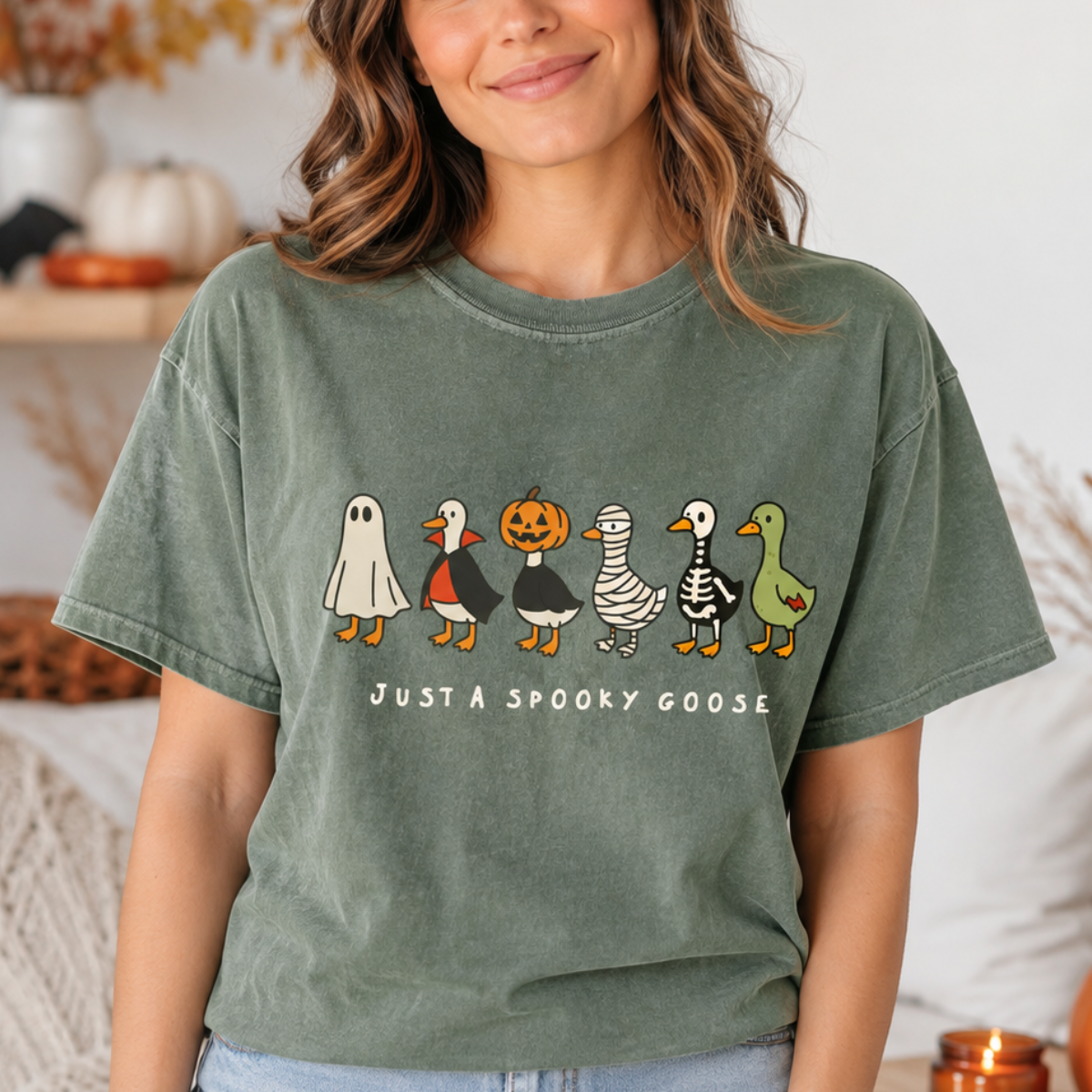 Comfort Colors Halloween Funny Goose Shirt, Just a Spooky Goose Shirt, Halloween Shirt, Skeleton Goose Tee, Spooky Season Shirt, Spooky Tee 1262c250-1920-494e-ab8e-c8a77996db58-banner-1.png