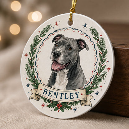 Custom Pet Portrait Name Ornament – Holiday Cameo - Personalized Aluminum Ornament 1264a899-a6ef-45da-b50f-c050ede144f1.jpg