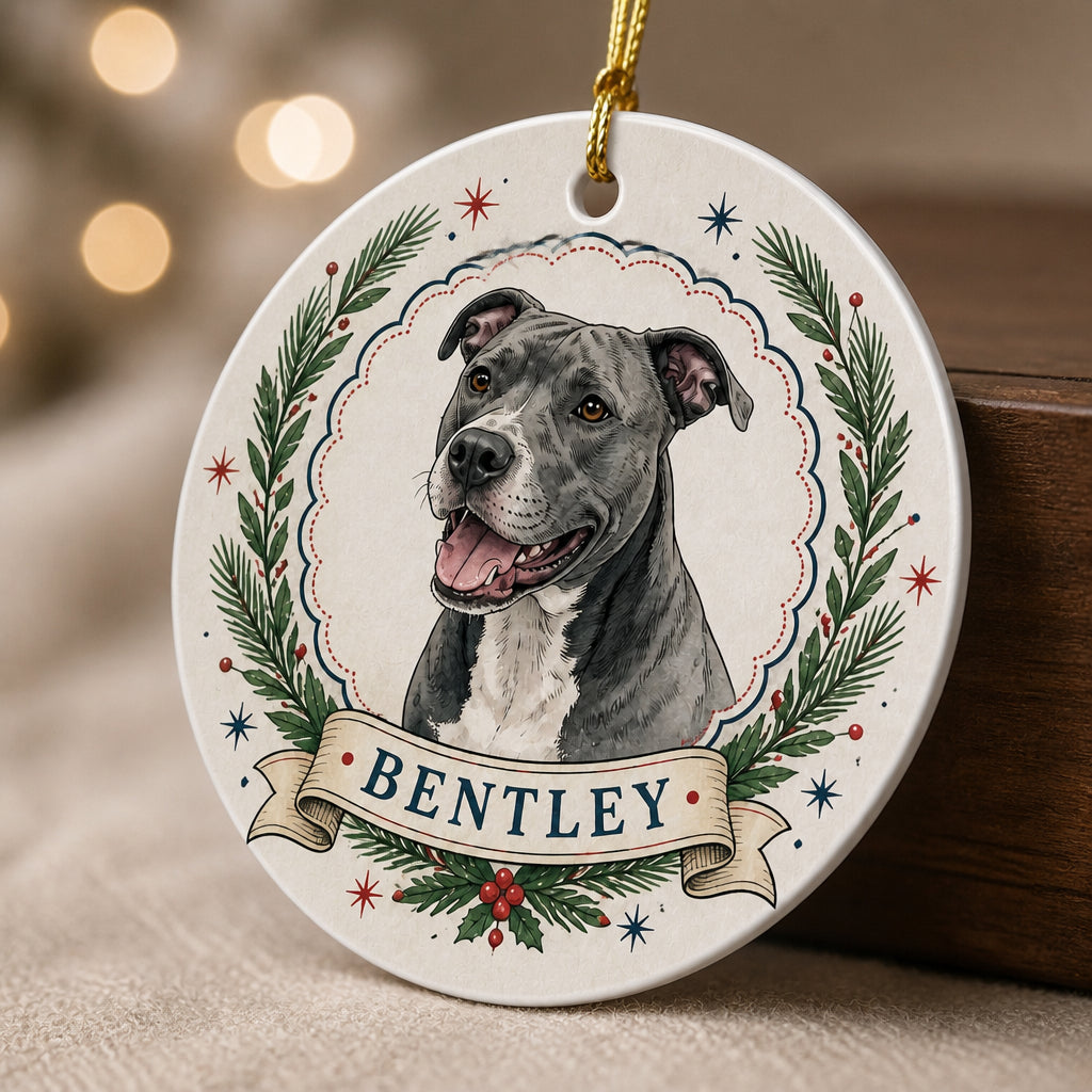 Custom Pet Portrait Name Ornament – Holiday Cameo - Personalized Aluminum Ornament 1264a899-a6ef-45da-b50f-c050ede144f1.jpg
