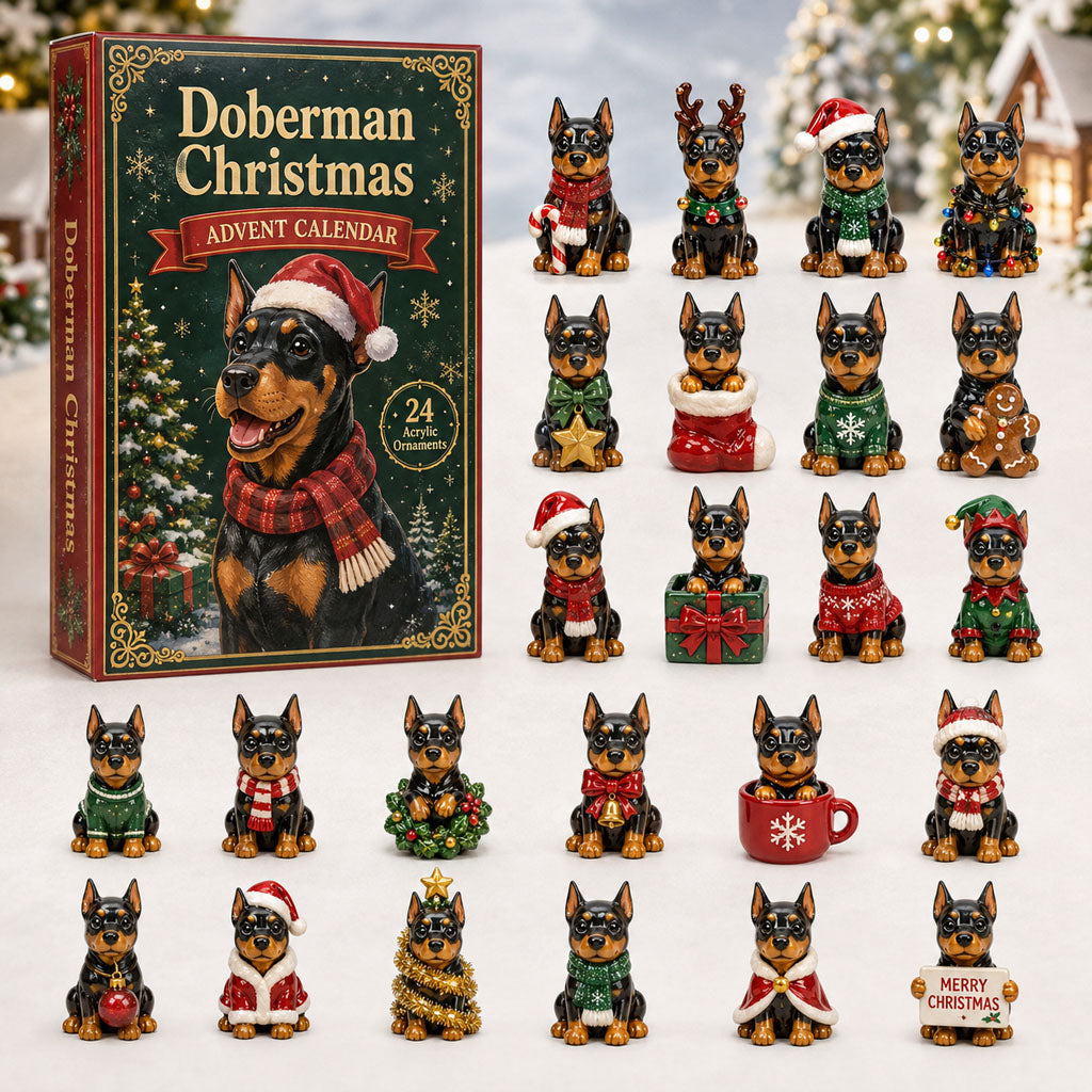 Doberman Christmas Advent Calendar 2026 - 24-Day Festive Countdown, Acrylic Charms Blind Box - Gift For Doberman Lovers 127690bb-f4a7-4240-90bf-feed7b8f498f-doberman.jpg